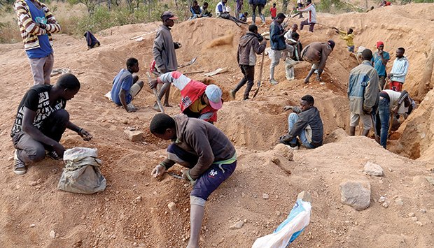 Oito garimpeiros morrem soterrados na Nharea, Província do Bié