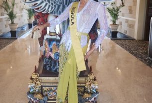 Teresa Sara representa o país no Miss Grand International na Indonésia