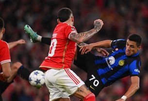 Benfica deixa fugir vitória contra o Inter e adia decisão europeia