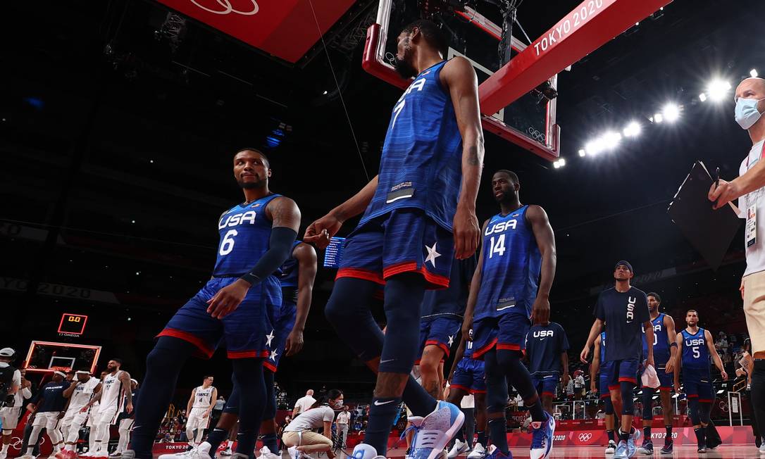 EUA levam medalha de ouro nos Jogos Olímpicos em basquetebol