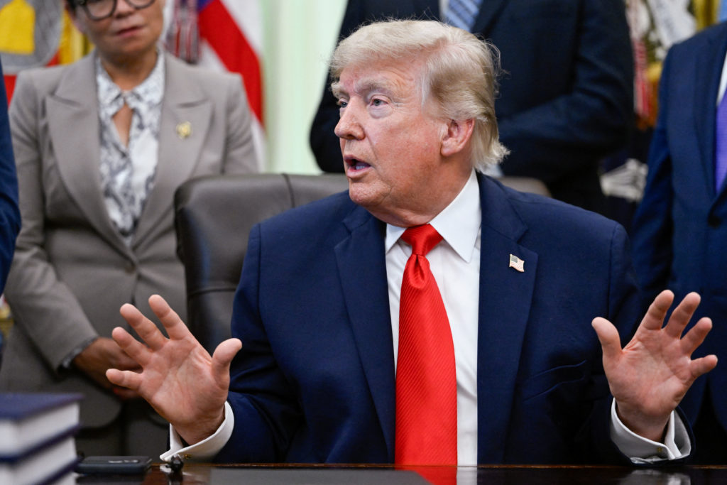 Donald Trump admite acordo durante o fim-de-semana