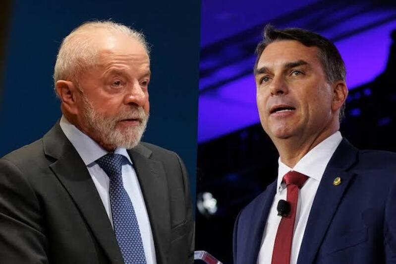 Flávio Bolsonaro e Lula da Silva disputam 2.º turno das presidenciais no Brasil